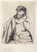 Camille Pissarro Portrait of Paul Cezanne oil painting